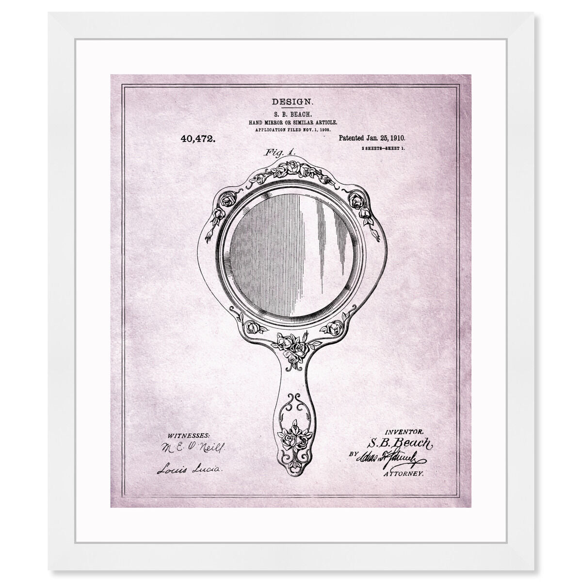 Hand Mirror 1910 I
