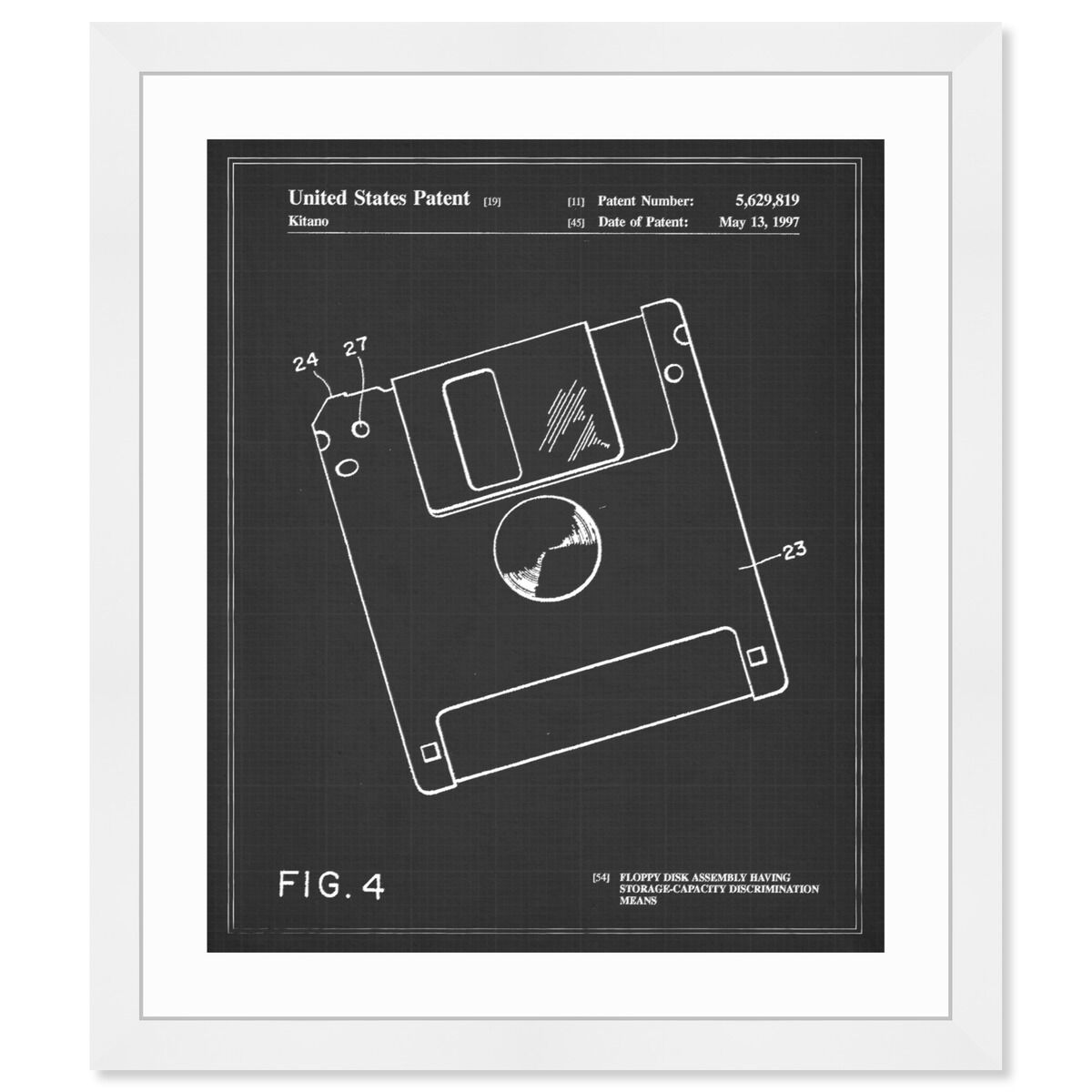 Floppy Disk 1997 Noir