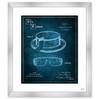Hat and Sunglasses Crystal Blue