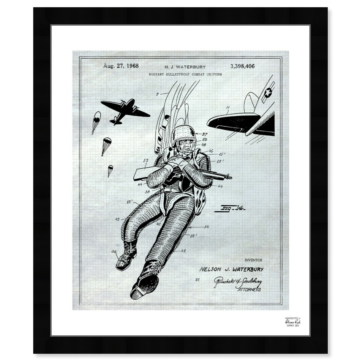 Buoyant bulletproof combat uniform 1968 #1 Main image