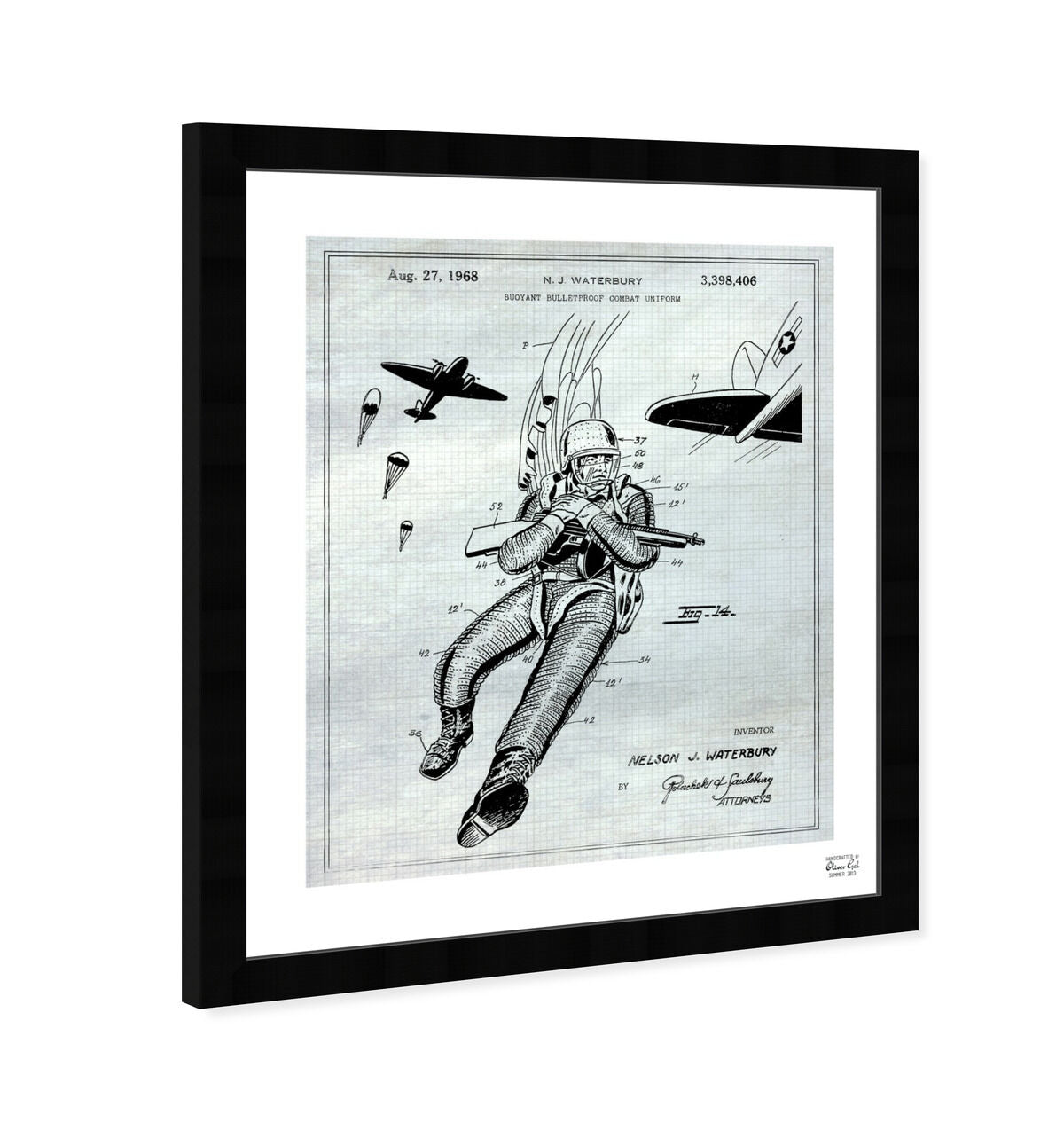 Buoyant bulletproof combat uniform 1968 #1
