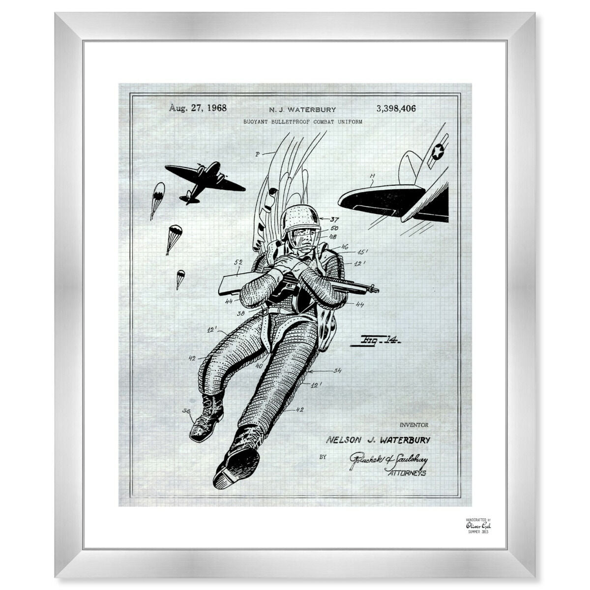 Buoyant bulletproof combat uniform 1968 #1