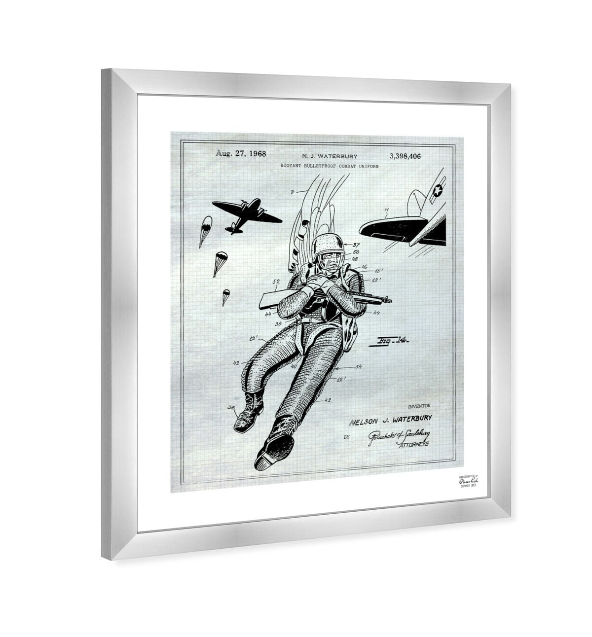 Buoyant bulletproof combat uniform 1968 #1