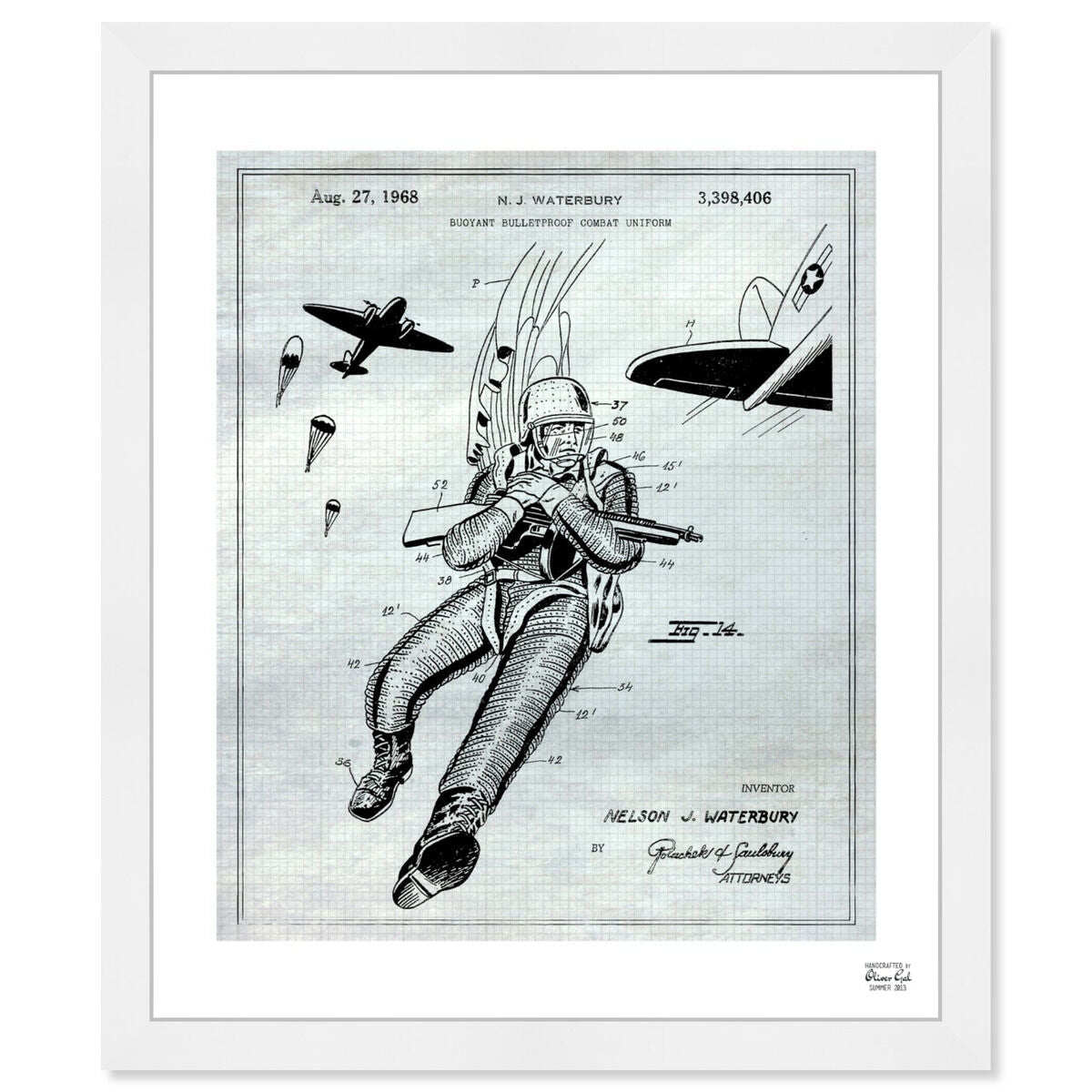 Buoyant bulletproof combat uniform 1968 #1