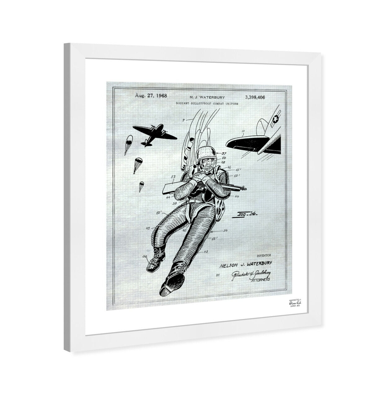 Buoyant bulletproof combat uniform 1968 #1