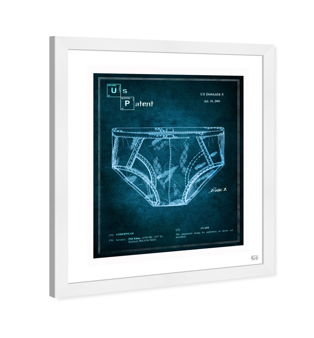 Underwear 2001 Crystal Blue