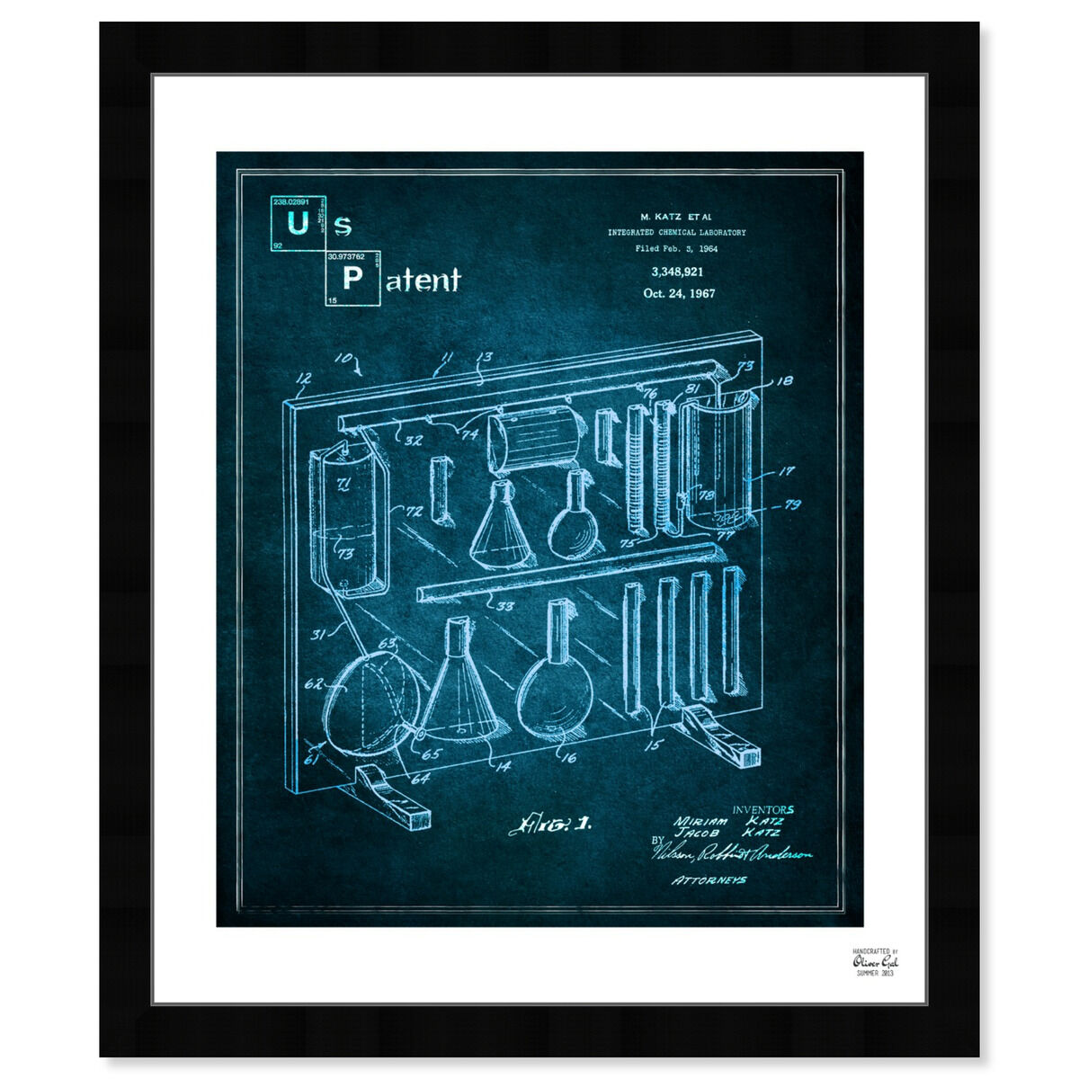 Integrated chemical laboratory 1967 Crystal Blue Main image