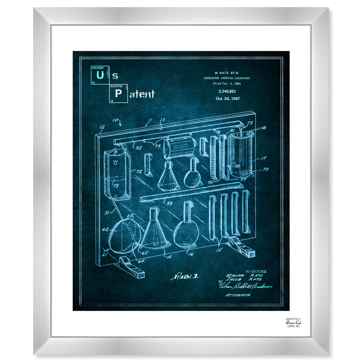 Integrated chemical laboratory 1967 Crystal Blue