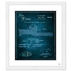 3D table of the elements Crystal Blue