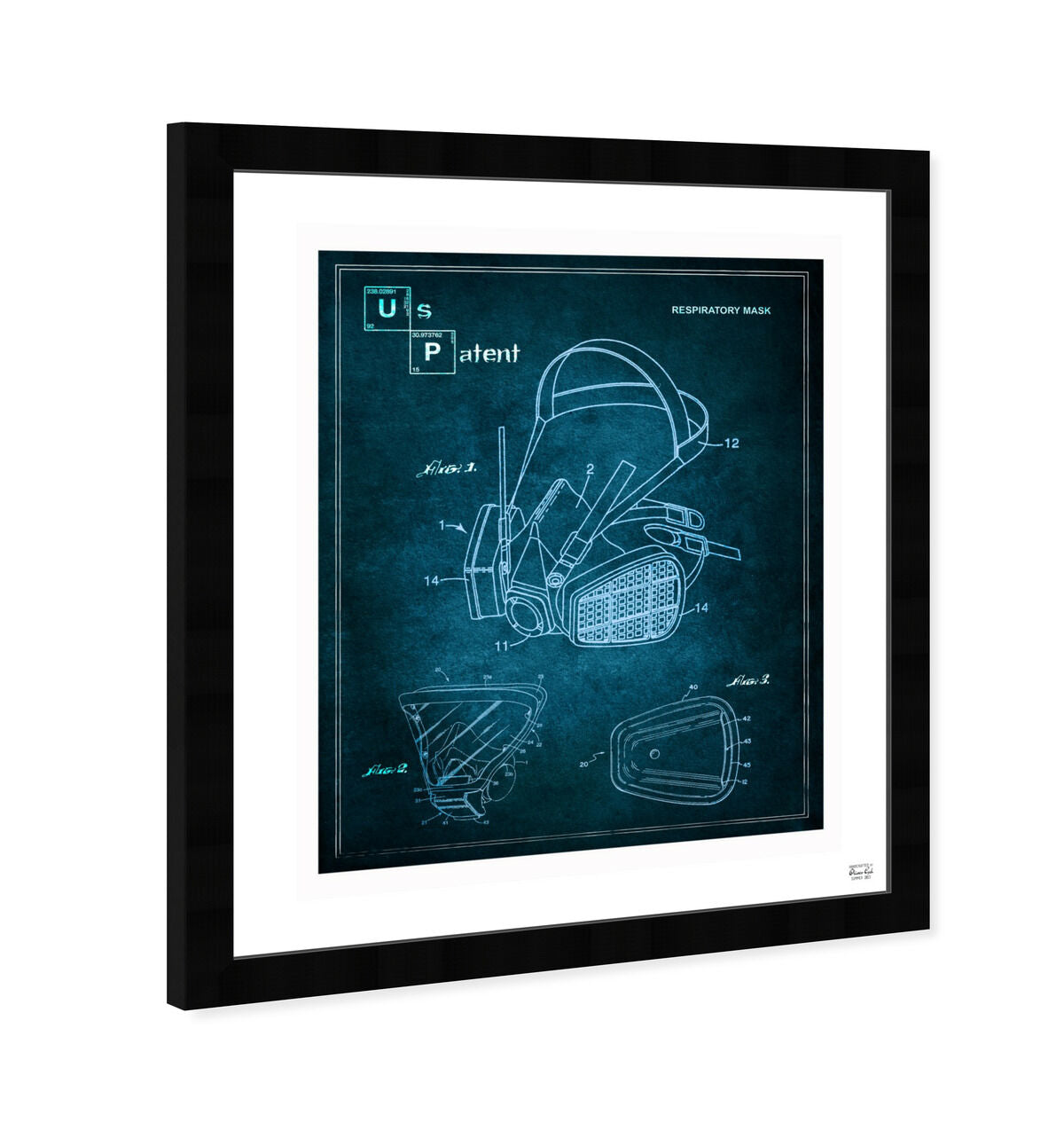 Respiratory Mask Crystal Blue