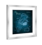 Respiratory Mask Crystal Blue