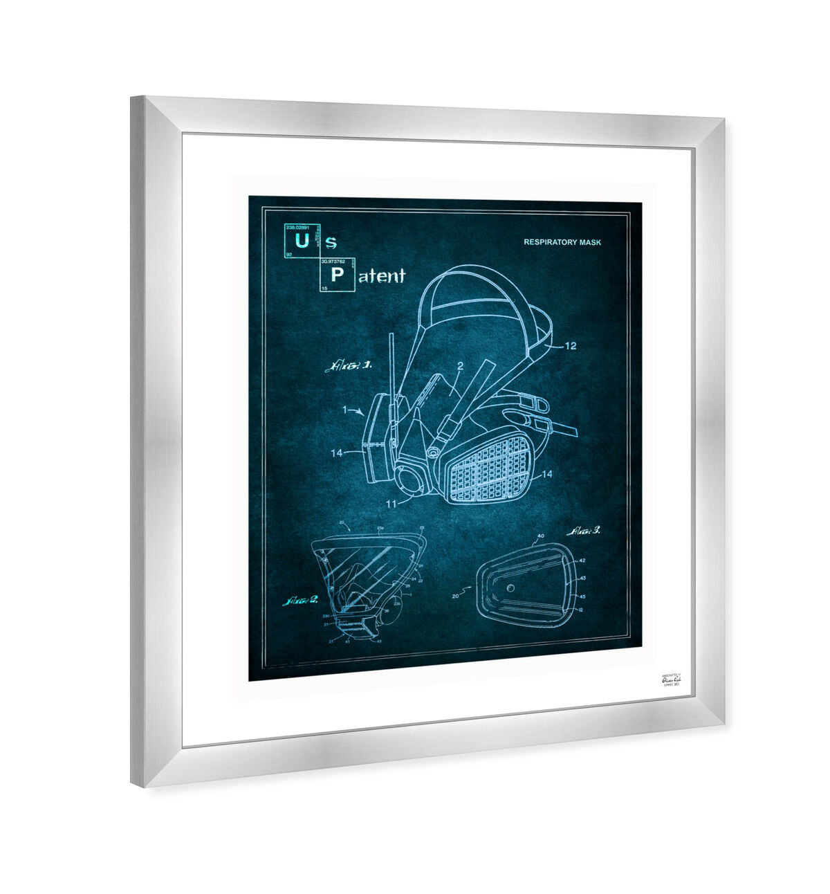 Respiratory Mask Crystal Blue