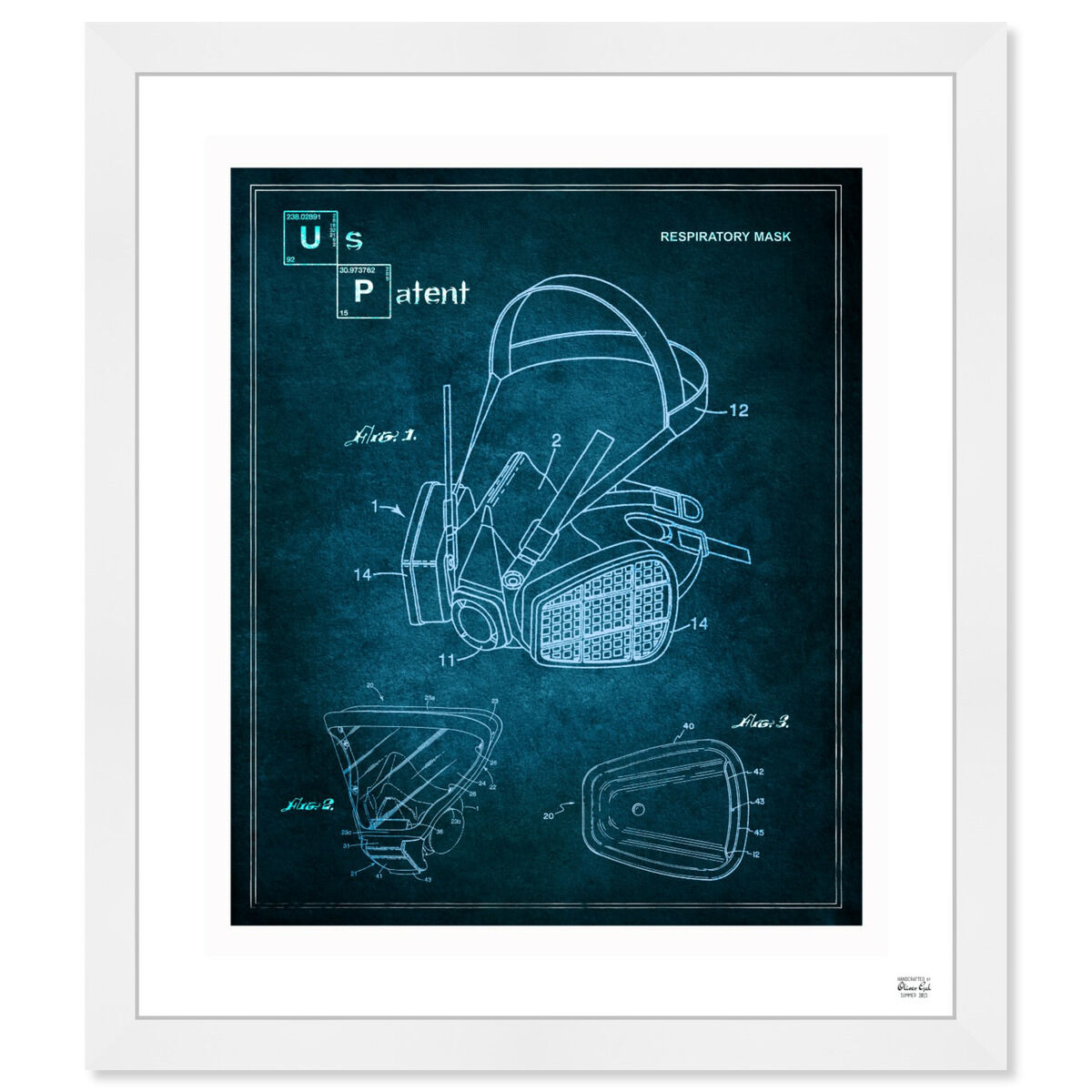 Respiratory Mask Crystal Blue