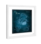 Respiratory Mask Crystal Blue
