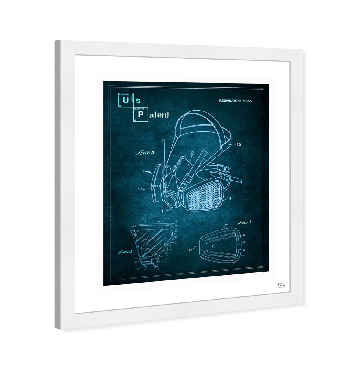 Respiratory Mask Crystal Blue