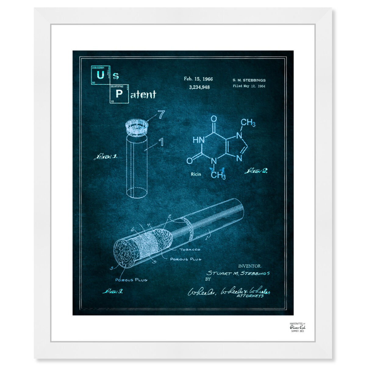 Cigarette Crystal Blue