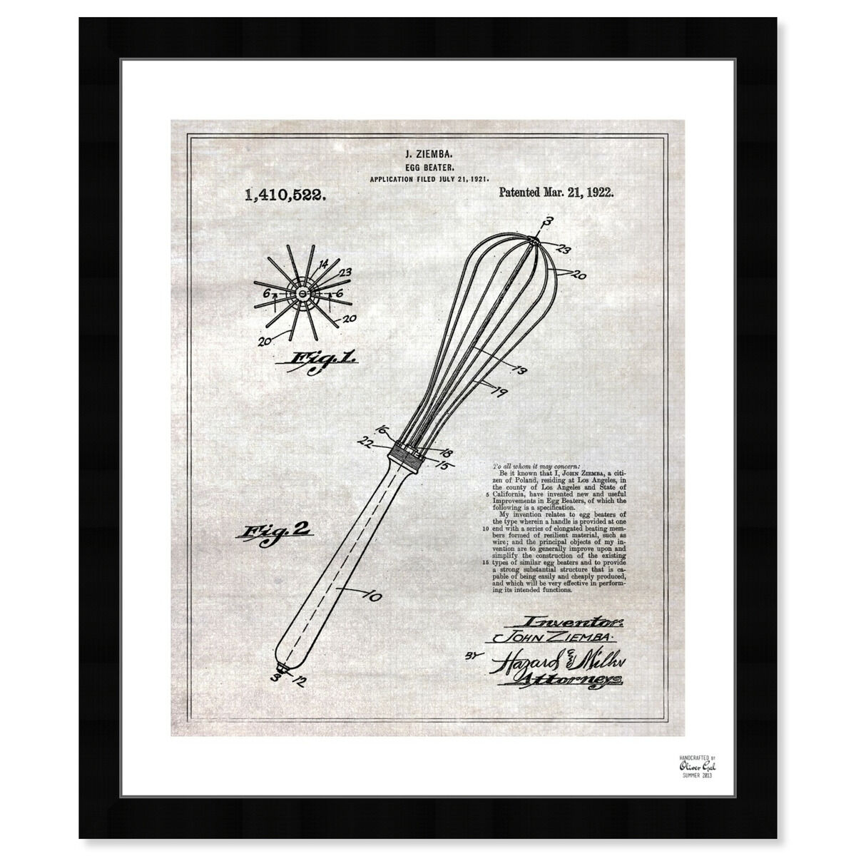 Egg Beater 1921
