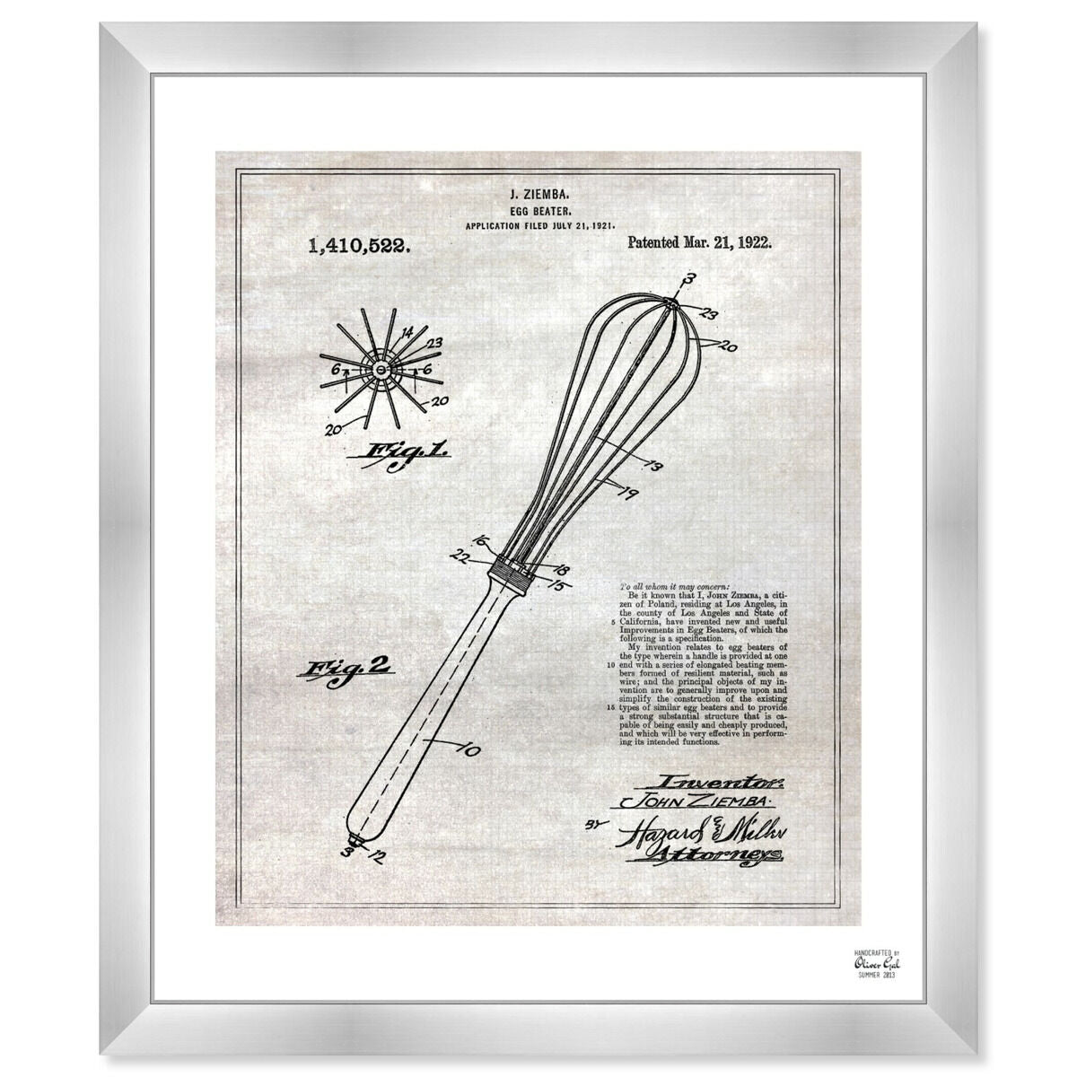 Egg Beater 1921