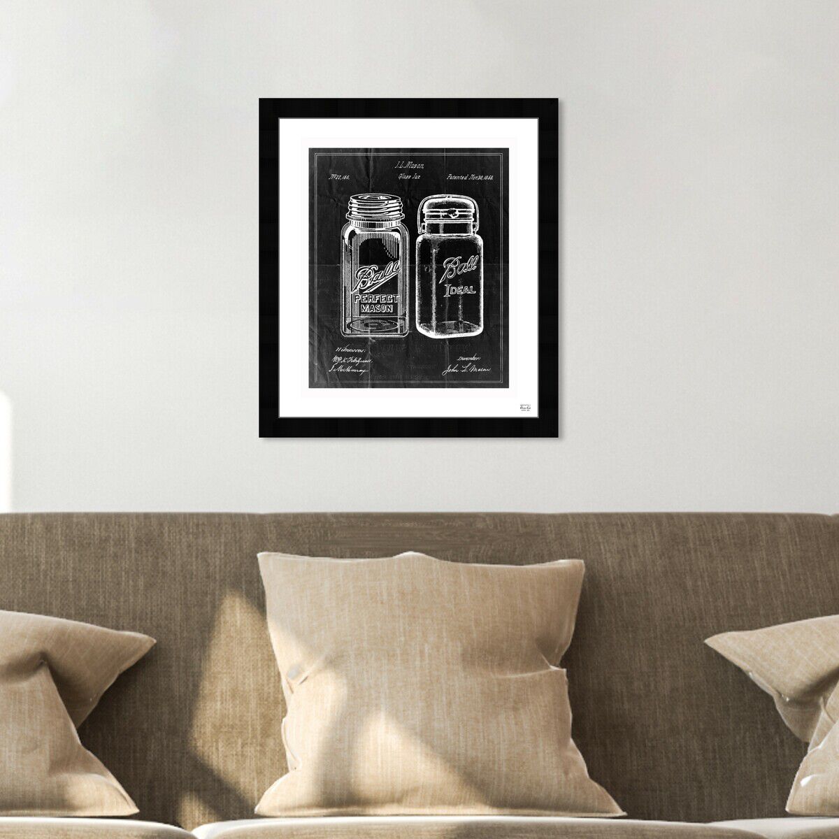 Mason Jar - Adapted 1853 - Noir Secondary image