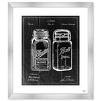 Mason Jar - Adapted 1853 - Noir