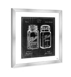 Mason Jar - Adapted 1853 - Noir