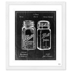 Mason Jar - Adapted 1853 - Noir