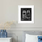 Mason Jar - Adapted 1853 - Noir