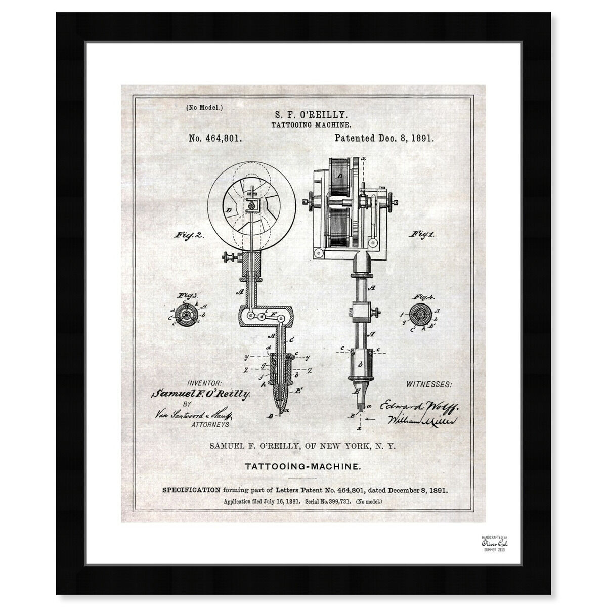Tattoo Machine 1891