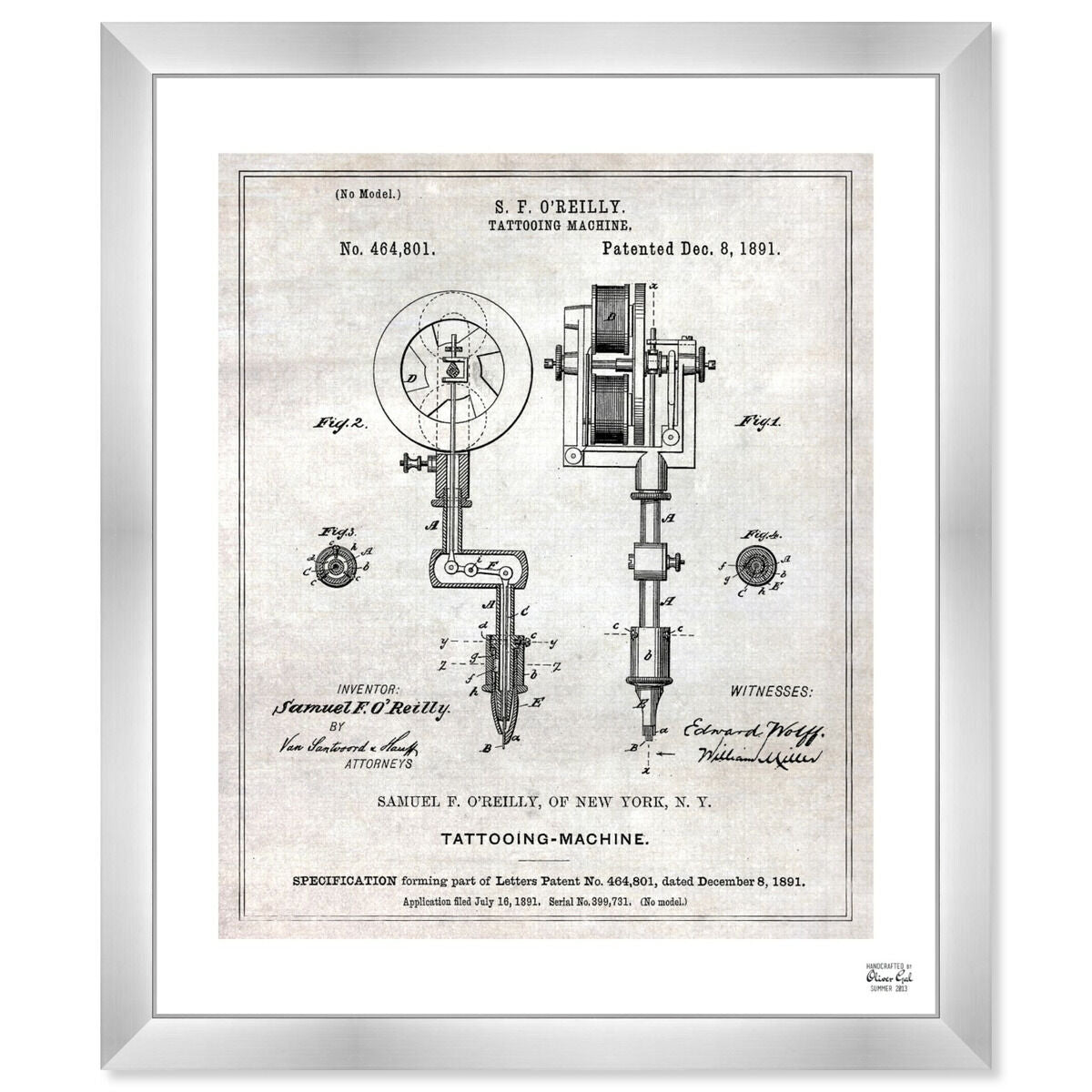 Tattoo Machine 1891