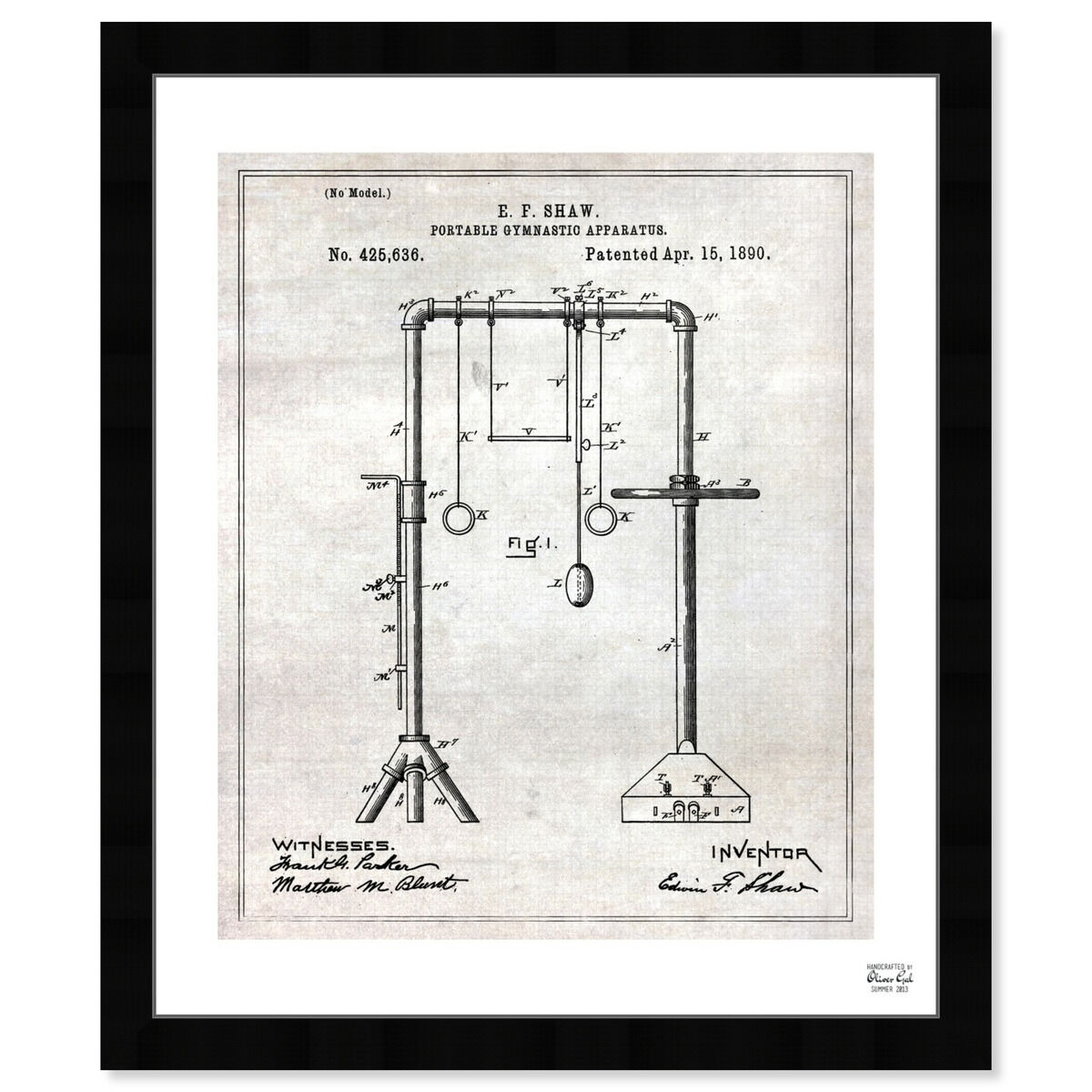 Portable Gymnastic Apparatus 1890