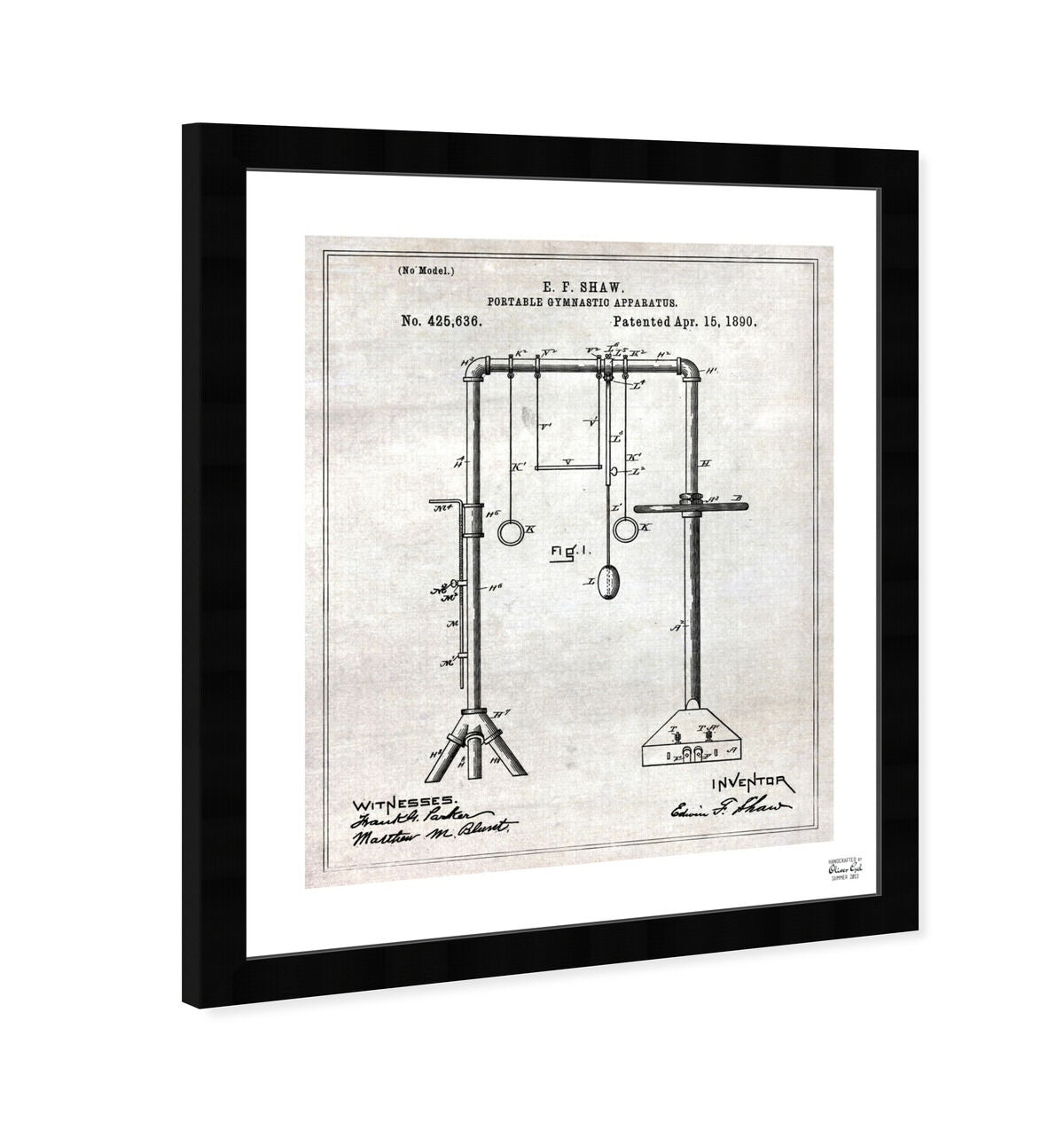 Portable Gymnastic Apparatus 1890