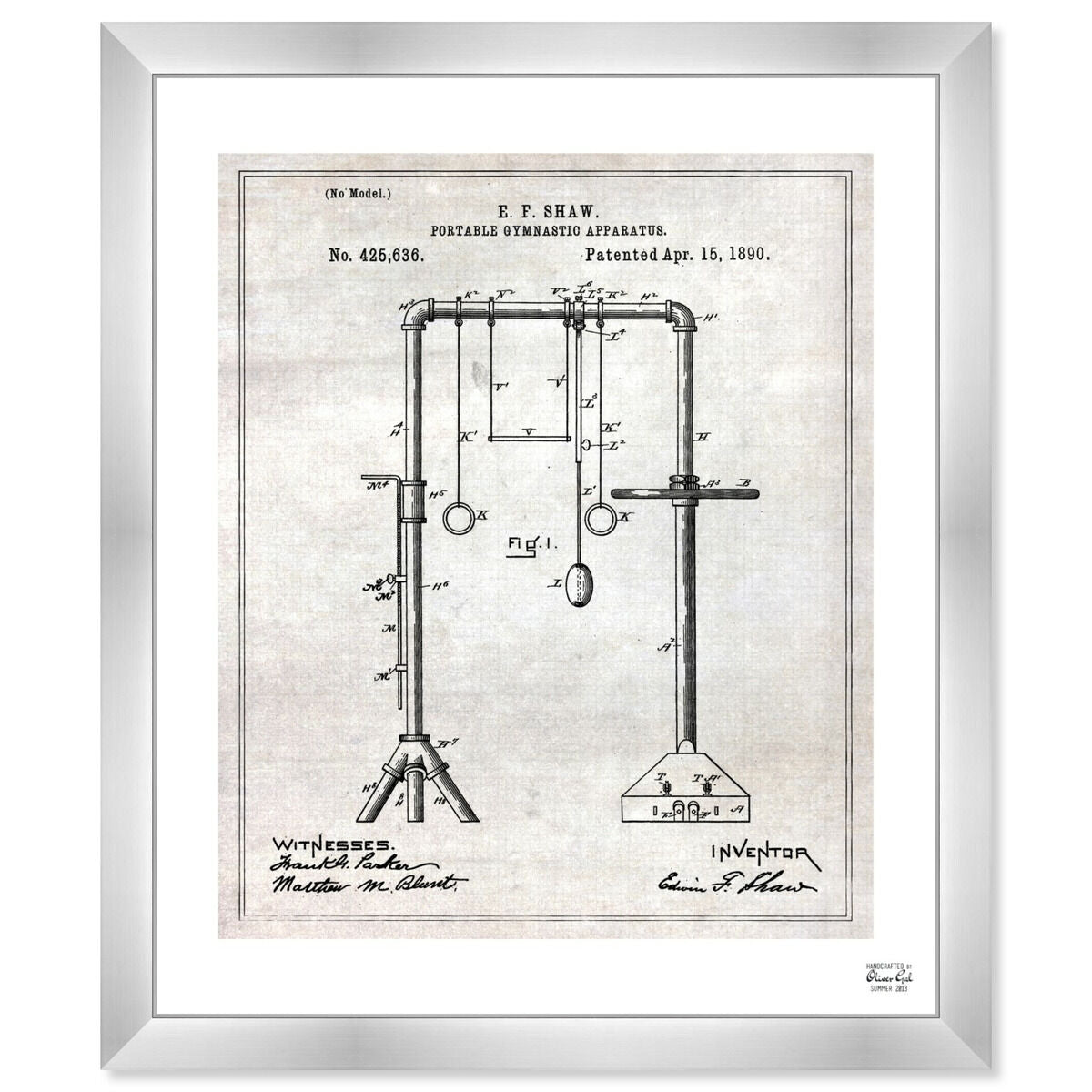 Portable Gymnastic Apparatus 1890
