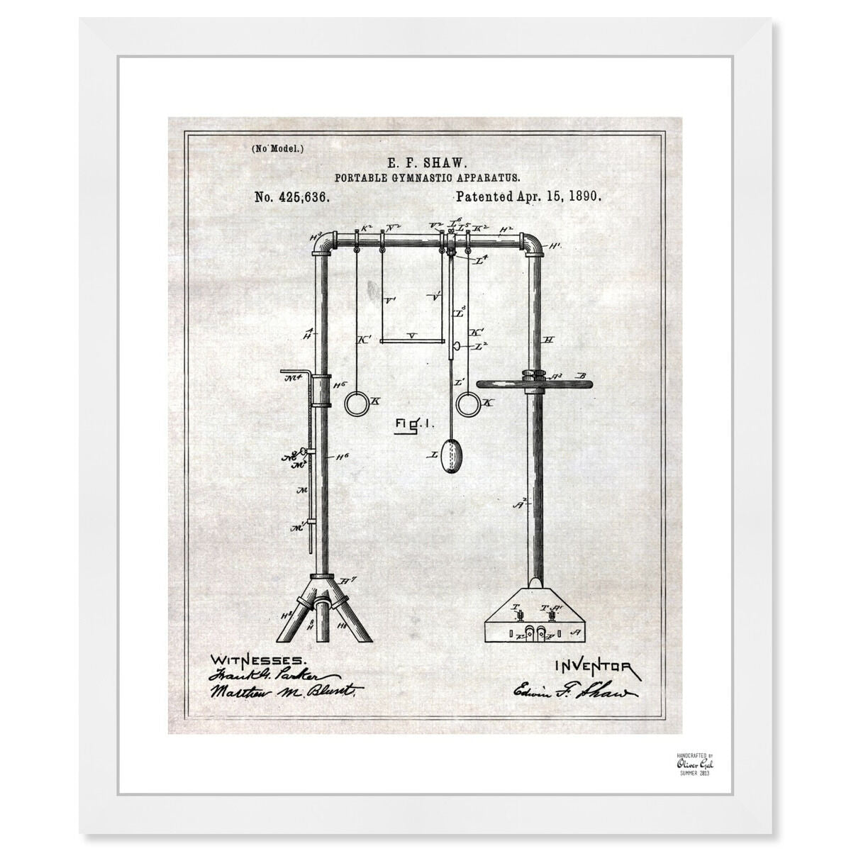 Portable Gymnastic Apparatus 1890