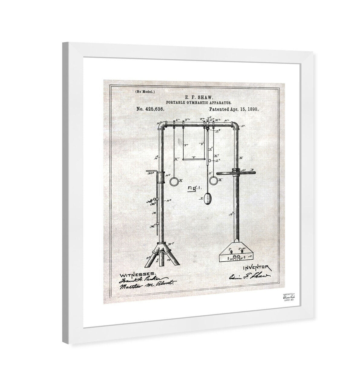 Portable Gymnastic Apparatus 1890