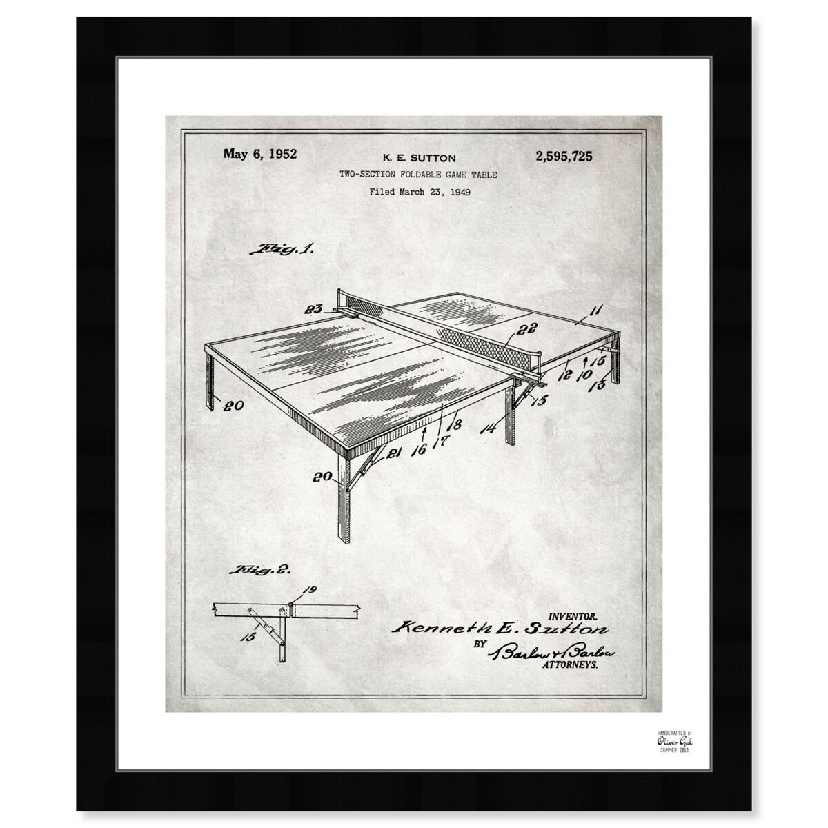 Ping Pong Table 1949.