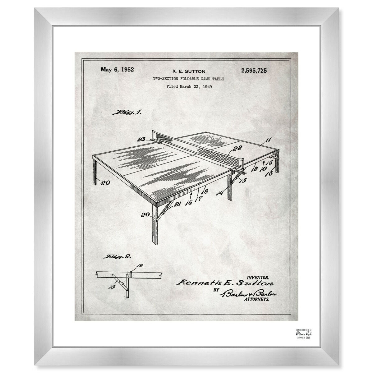 Ping Pong Table 1949.
