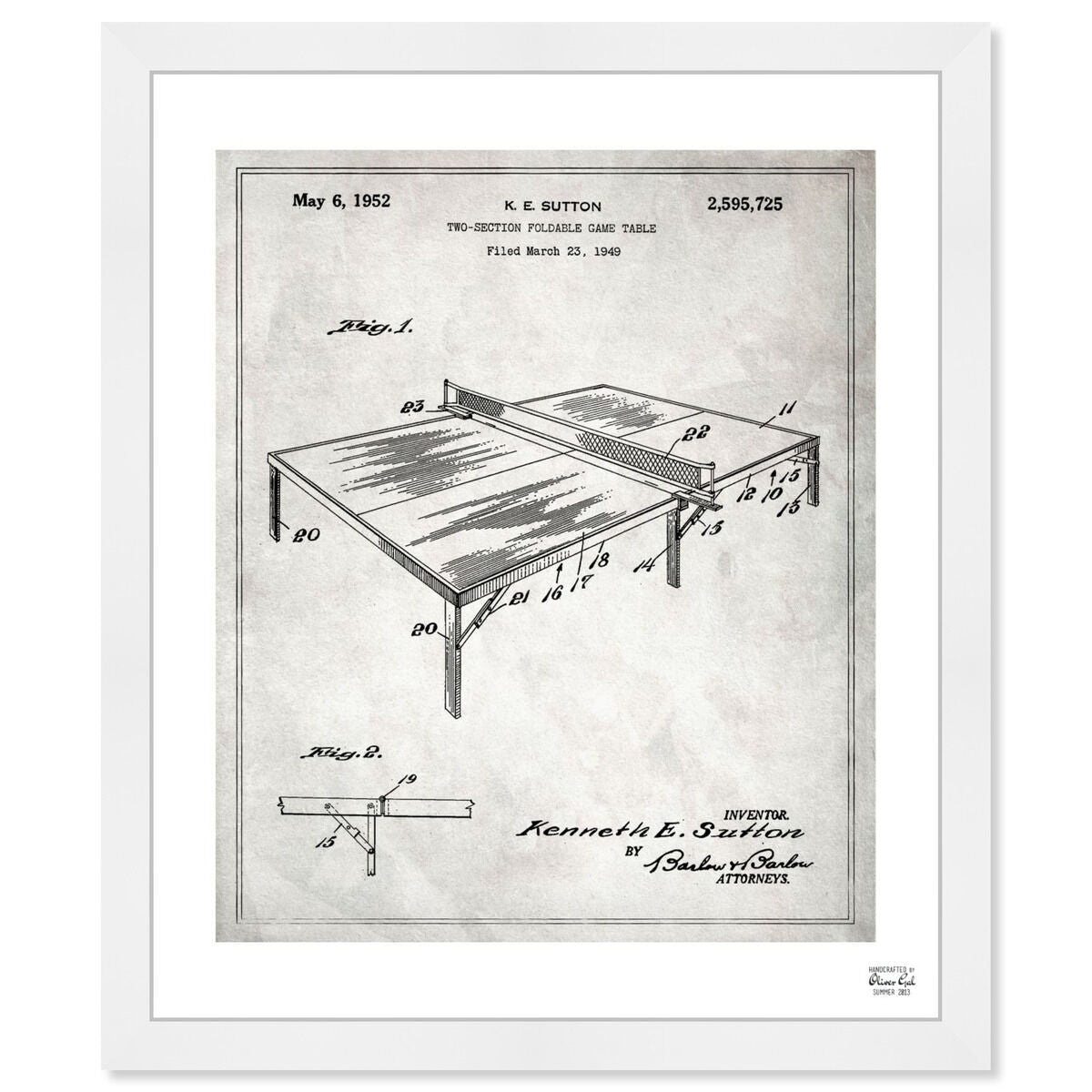 Ping Pong Table 1949.