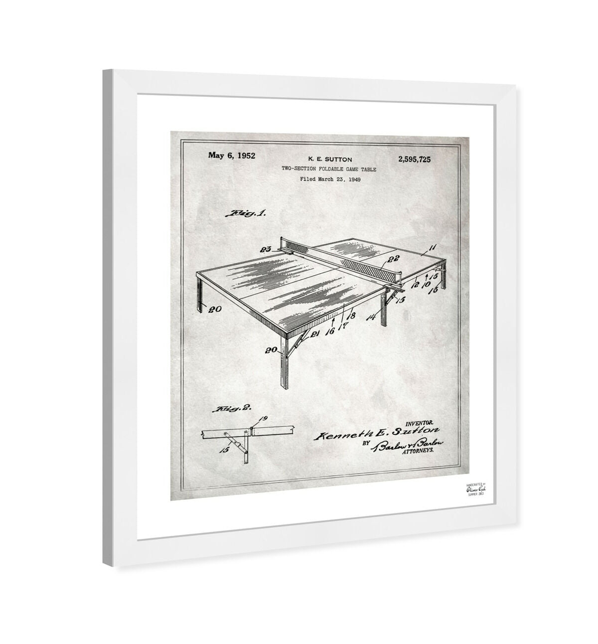Ping Pong Table 1949.
