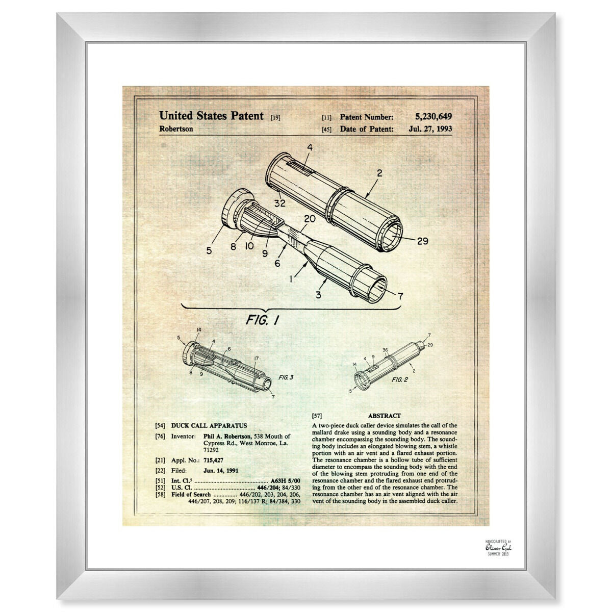 Duck Call Apparatus 1991