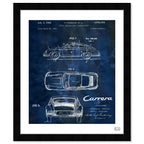 Carrera Porsche 1962 - Bleu
