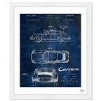 Carrera Porsche 1962 - Bleu