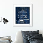 Carrera Porsche 1962 - Bleu
