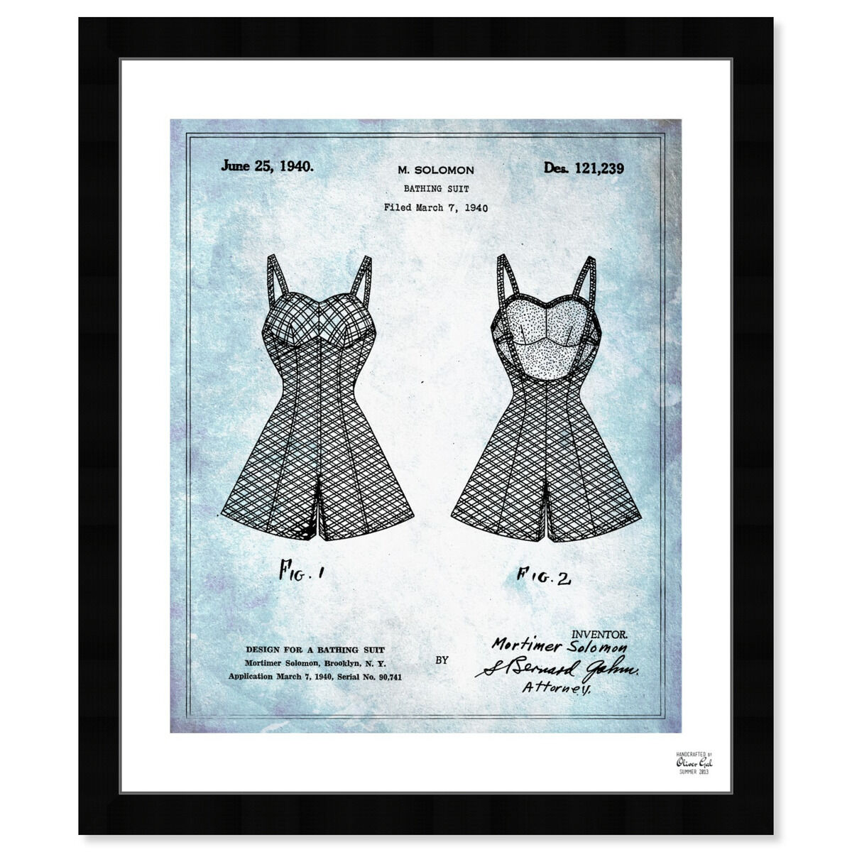 Design For A Bathing Suit 1940