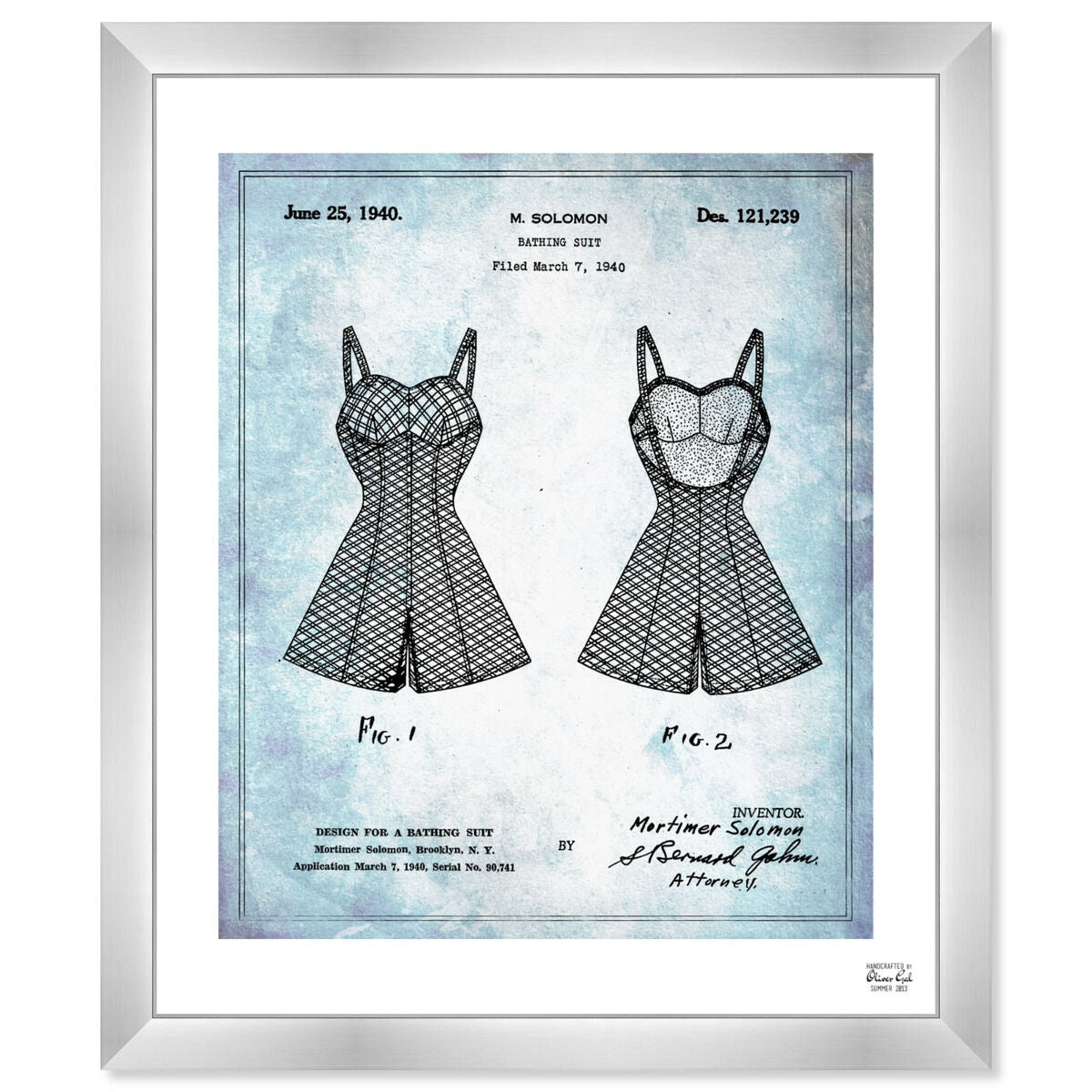 Design For A Bathing Suit 1940