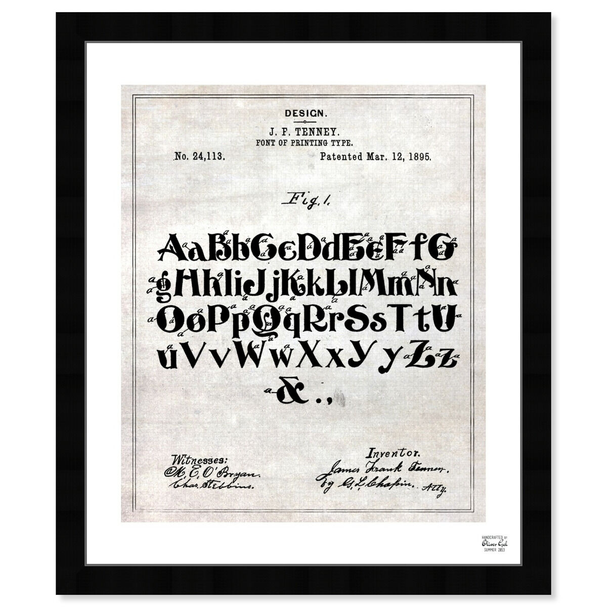 Design For A Font Of Printing-Type 1895 Main image