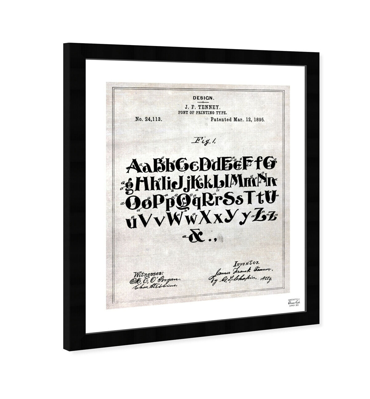 Design For A Font Of Printing-Type 1895
