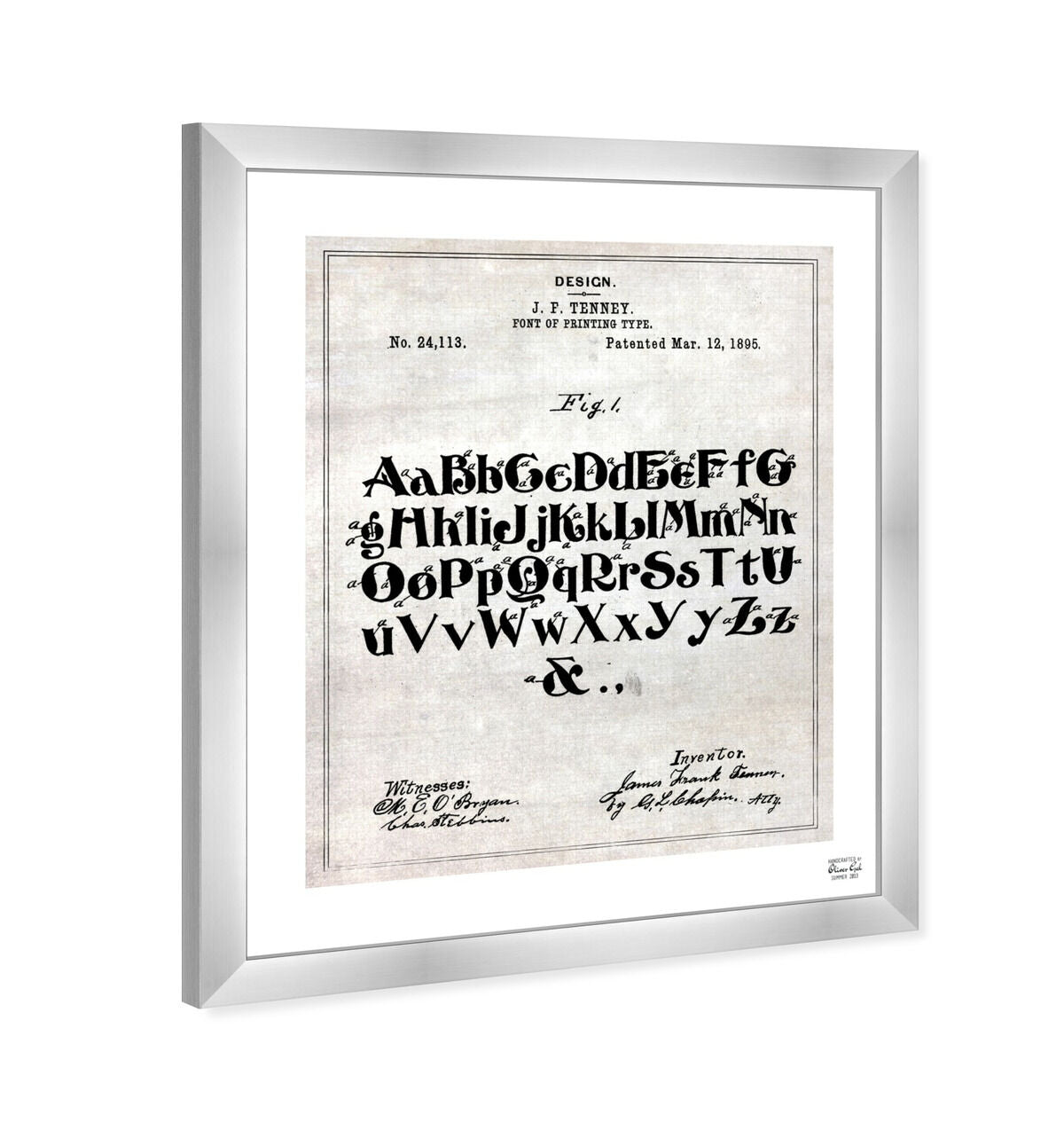 Design For A Font Of Printing-Type 1895