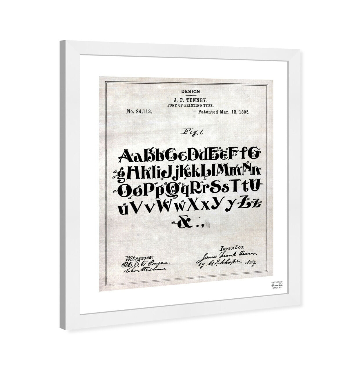 Design For A Font Of Printing-Type 1895