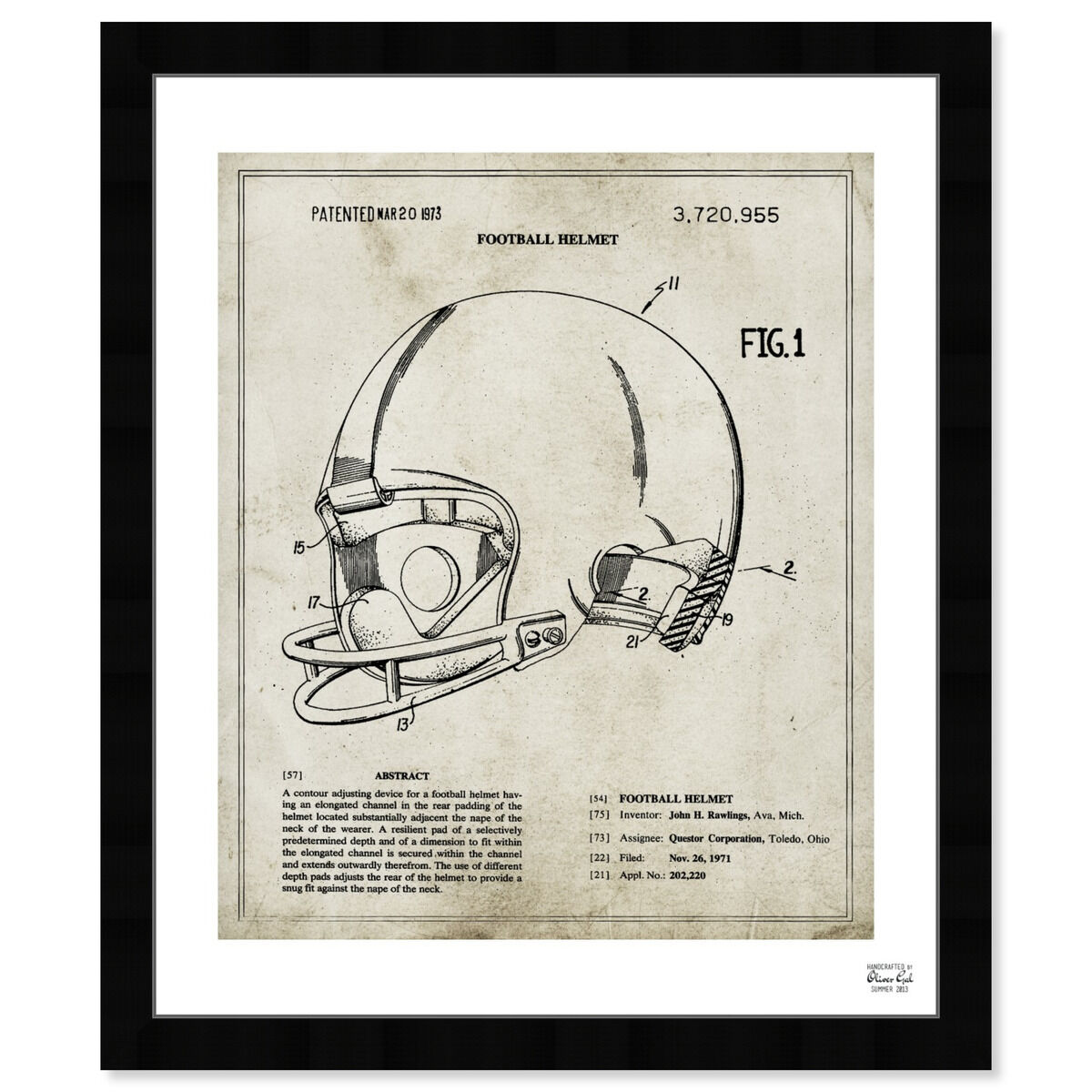 Football Helmet 1973 Main image