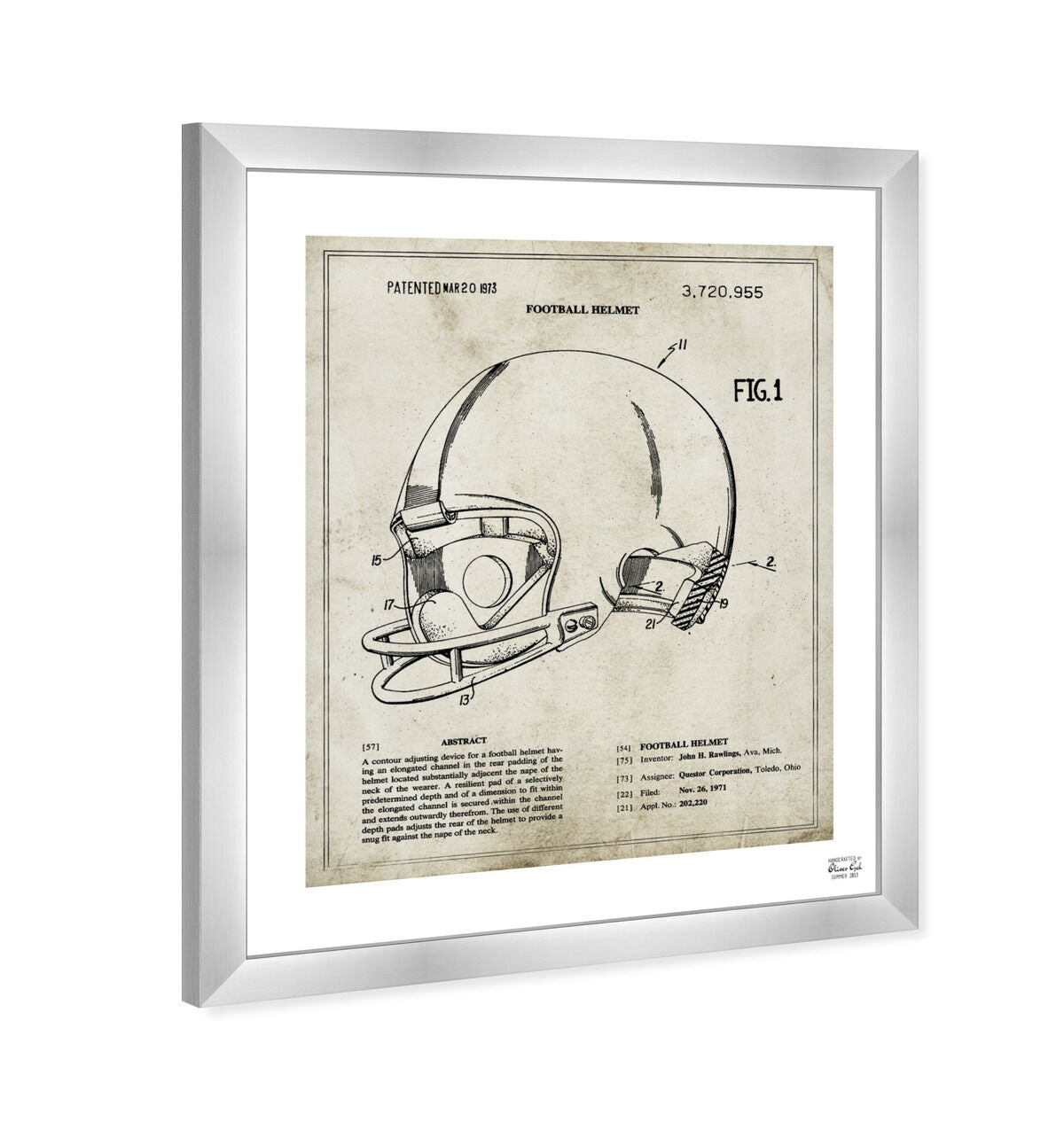 Football Helmet 1973